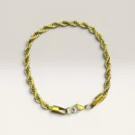 Pulseras Tourbillon Dorada 5.0 mm
