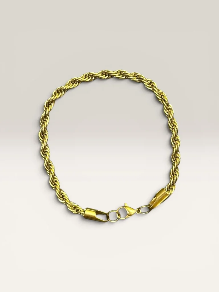 Pulseras Tourbillon Dorada 5.0 mm