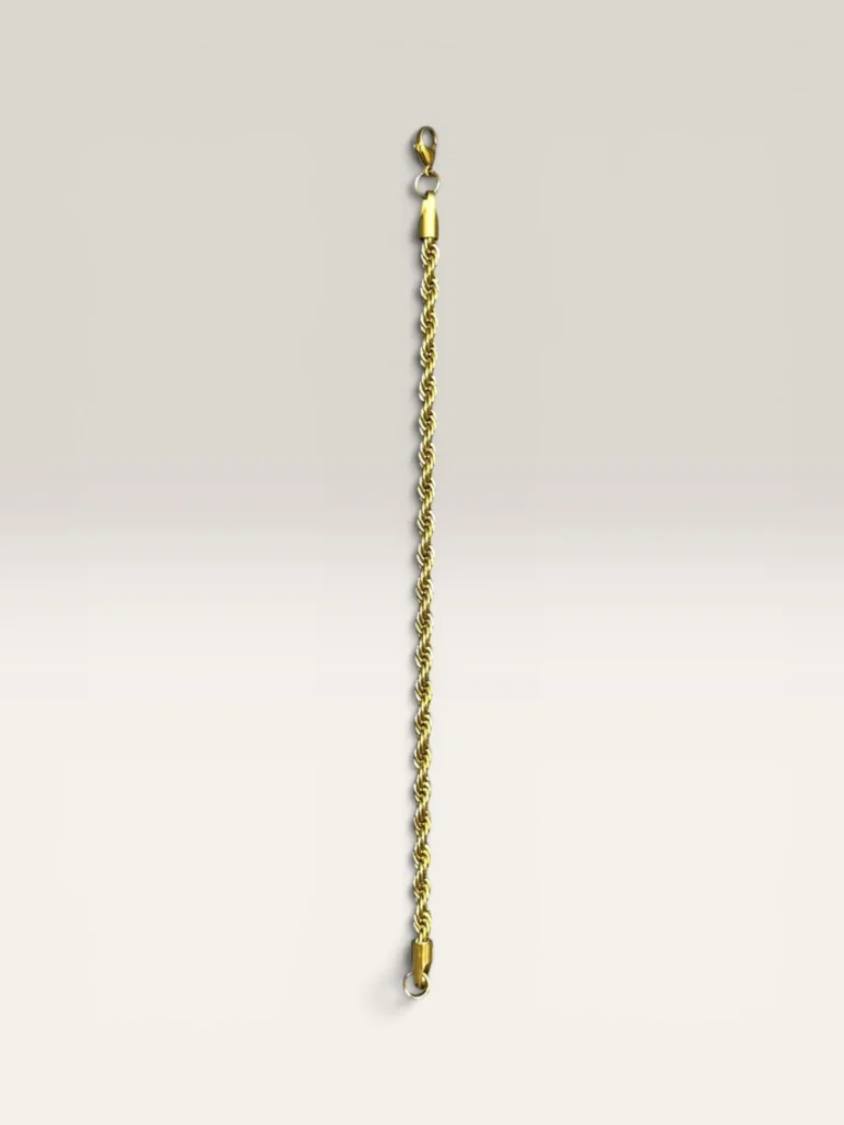 Pulseras Tourbillon Dorada 5.0 mm