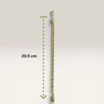 Pulseras Tourbillon Dorada 6.0 mm
