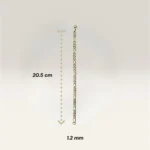 Pulseras Cartier Dorada 1.2 mm