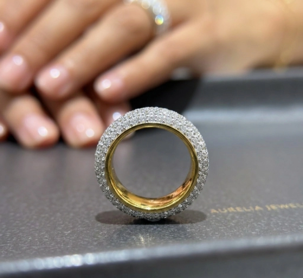 Caja de 36 Anillos Con Circonitas