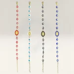 Pulseras Ojo Turco con Dije de San Benito