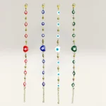 Pulseras Ojo Turco con Dije de Corazón