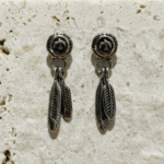 Aros Colgantes Retro De Plumas Estilo Bohemio