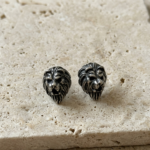 Pendientes de Botón León Imperial