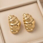 Aros Chunky Vintage de Concha Marina Dorados