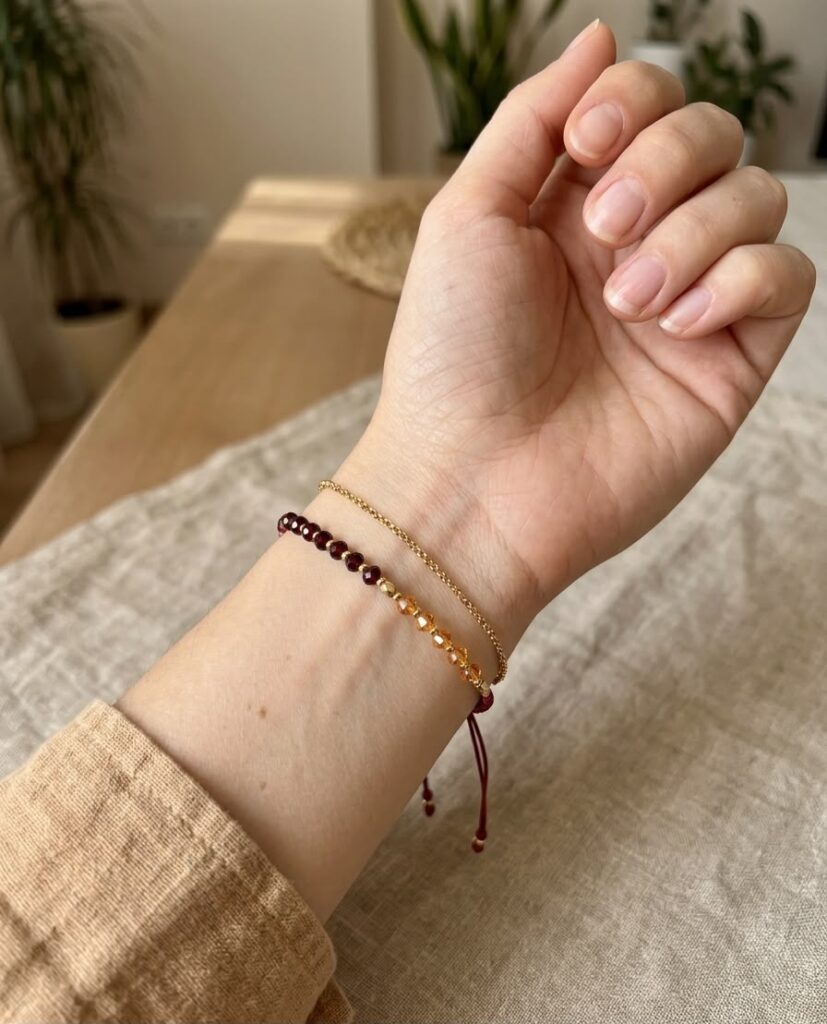 Pulsera de Cristales Miyuki Ajustable