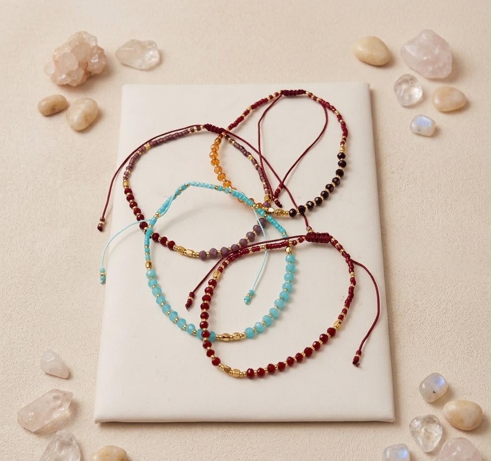 Pulsera de Cristales Miyuki Ajustable