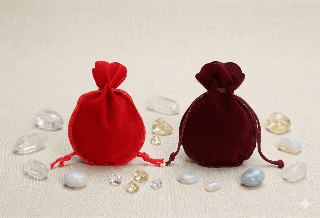 Pack 100 unid. Bolsa de Terciopelo Premium con Cordón Ajustable