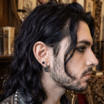 Pendientes de Aro con Calaveras en Relieve