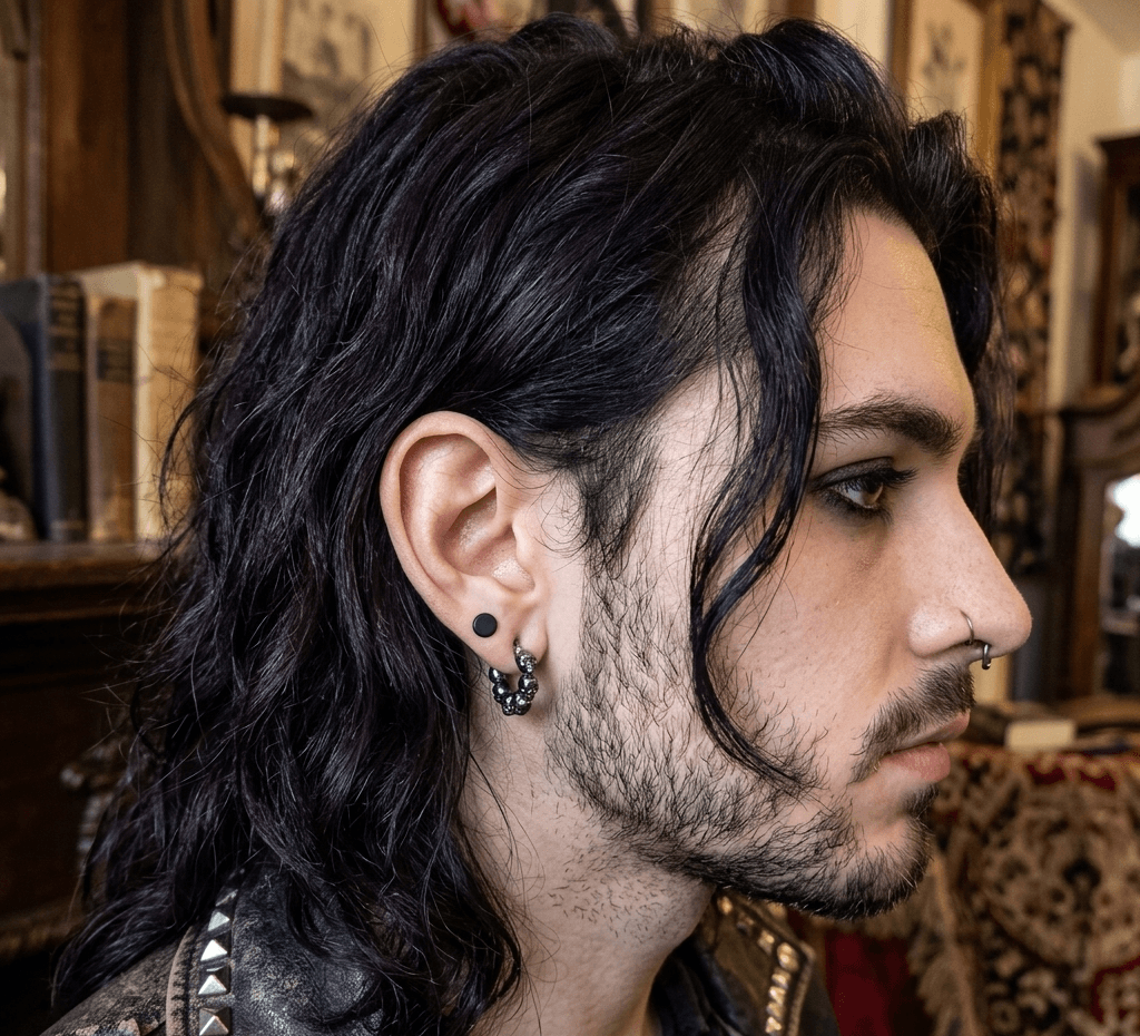 Pendientes de Aro con Calaveras en Relieve