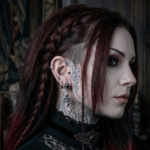 Aros Serpiente Colgante Estilo Gótico Rock Unisex