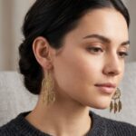 Pendientes Boho Atrapasueños con Plumas