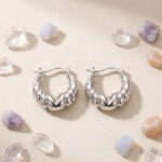Pendientes de Aro Estilo Croissant