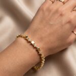 Pulsera de Estrellas de Rodio con Cristales Brillantes