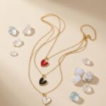 Collar de Corazón Esmaltado