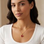 Collar de Corazón Esmaltado