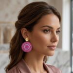 Aros Mandala Maxi Tejidos a Mano en Mostacillas Miyuki Delicas