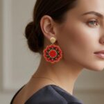 Aros Colgantes Circulares en Mostacilla Miyuki Delica’s