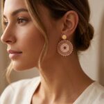 Aros Colgantes de Mostacillas Artesanales – Colección Étnica Chic