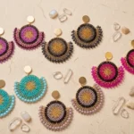 Aros de Mostacillas Artesanales – Colección Geométrica Boho
