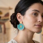 Aros de Mostacillas Artesanales – Colección Geométrica Boho
