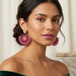 Aros de Mostacillas Artesanales – Colección Geométrica Boho